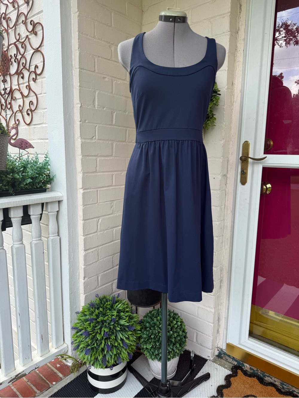 Cynthia Rowley tank fit & flare dress with pockets